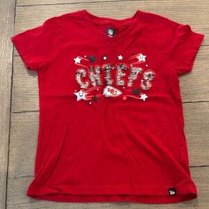 Kids Kansas City Chiefs sequin Tee